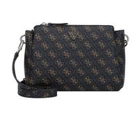 GUESS Noelle II Tri Compartment Crossbody Brown Logo