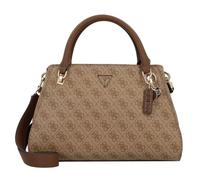 GUESS Noelle II Luxury Satchel Latte Logo/Brown