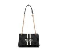 Guess Borsa a tracolla Donna Noelle II Convertibile chiusura a patta con logo Carbone