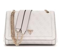 GUESS Noelle II Convertible Xbody Flap Bag White Logo
