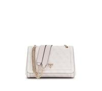 GUESS Noelle II Convertible Xbody Flap Bag White Logo