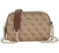 GUESS Noelle II Crossbody Camera Bag Latte Logo/Brown
