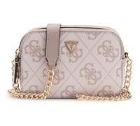 GUESS Noelle II Crossbody Camera Bag Dark Taupe Logo