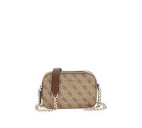 Guess Borsa a tracolla Noelle II con logo – Latte/Marrone