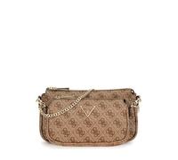 Guess Borsa a tracolla Noelle II Double Pouch Latte Logo Marrone