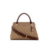 Guess Borsa Satchel Noelle II Luxury con Logo – Latte/Marrone