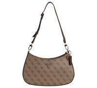 Guess Borsa a spalla da donna Noelle II Zip superiore con logo Latte/Marrone