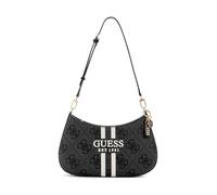 Guess Noelle 4G Logo Borsa a spalla grigio scuro, pelle sintetica, donna