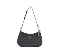 GUESS Noelle II Top Zipper Shoulder Bag Coal Logo