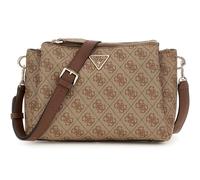 GUESS Noelle II Tri Comp Crossbody Bag Latte Logo / Brown