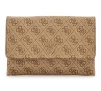 GUESS Noelle II Xbody Flap Organizer Latte Logo / Brown