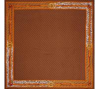 GUESS sciarpa Noelle Kefiah Scarf 130X130 Brown Logo