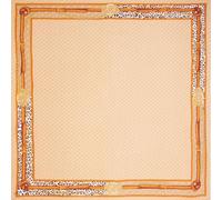 Guess Foulard Noelle 130x130 Latte con logo AW5134 VIS03 Beige