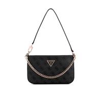 GUESS Noelle Mini borsa a tracolla con zip, LOGO CARBONE, One Size, Noelle Mini Top Zip Spalla