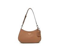 Guess Borsa a tracolla Noelle mezzaluna media 29 cm beige