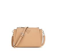GUESS Noelle Triple Compartment Crossbody, Borsa, Tracolla a Tre Scomparti Donna, Taglia Unica, beige, Taglia unica