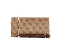 GUESS Noelle Xbody Flap Organizer Latte Logo/Brown