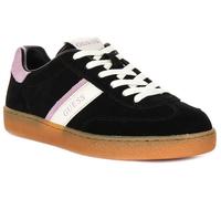 Guess Nolinas Pelle Misto Scamosciato con Lacci Donna da Ginnastica Nero UK 3 -