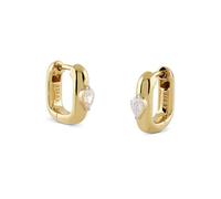 Guess Nuances JSBE04552JWYGT/U Placcati Oro con Cristalli - Orecchini