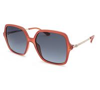 GUESS Occhiali da Sole Oversize Cognac Marrone Oro Con Fumo Lenti Sfumate GU7845