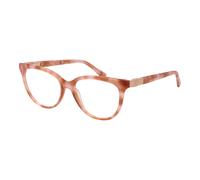 Guess Occhiali GU2942 059 Beige Farfalla Completo Cerchio Plastica Donna, 52mm