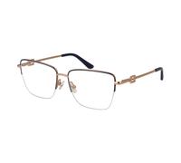 Guess Occhiali GU2976 020 Grigio Rettangolo Mezza Cerchio Metallo Cornici 55mm