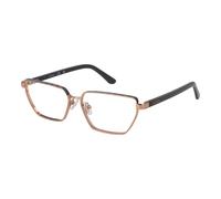 Guess Occhiali GU50123 028 Oro Rosa Farfalla Montatura Intera In Metallo 55mm