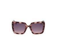 Guess Gu0010105b55 Womens UV Protected Injected Sunglasses Occhiali, Nero Brillante, 55MM Donna