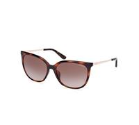Guess Donna GU00150-H 52F Occhiali da sole Iniettato Havana Marrone Squadrata Normale Sfumato