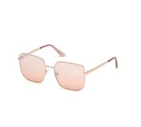 GUESS GU7615 Design Occhiali da Lettura Lucido Oro Rosa Pilot 56mm