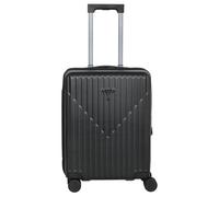 Guess Olbia Valigia trolley (4 ruote) nero, policarbonato, unisex