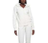 GUESS Olympe - Felpa con cappuccio e zip intera, donna, Sale oceano, X-Large