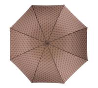 GUESS ombrello Regular Umbrella Latte Logo marrone chiaro