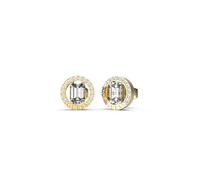 GUESS Orecchini oro / trasparente, Taglia One Size
