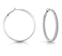 Guess Orecchini in acciaio con cristalli Color My Day JUBE02247JWRHT/U