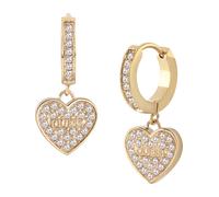 GUESS Orecchini 'Huggie me' oro / trasparente Donna GUESS One Size oro / trasparente