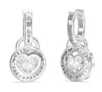 Guess Orecchini eleganti pendenti 2in1 Rolling Hearts JUBE03351JWRHT/U