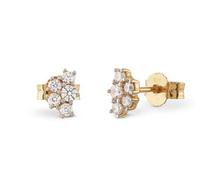 Guess Orecchini Oro Zirconi Cubici Jardin - Orecchini
