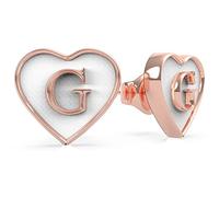 Orecchini donna Guess Jewelry cuore logo acciaio inossidabile, Única, Metalli non preziosi, Senza pietra preziosa