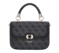 GUESS Orlina Logo Top Handle Flap Bag Coal Logo