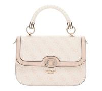 GUESS Orlina Logo Top Handle Flap Bag Sand Logo