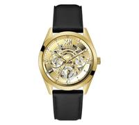 GUESS Orologio analogico 'TAILOR' oro / nero, Taglia One Size