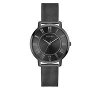 GUESS Orologio analogico al quarzo da uomo con cinturino in rete GW0832G2, Nero, Classico
