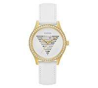 GUESS Orologio Analogico al Quarzo Donna con Cinturino in Pelle GW0596L1