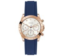 GUESS Orologio Analogico al Quarzo Donna con Cinturino in Silicone GW0315L2
