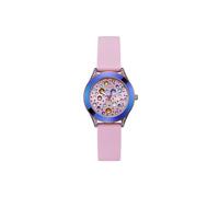 GUESS Orologio da donna 34mm - Cinturino rosa quadrante rosa cassa iridescente, Rosa, one, moderno