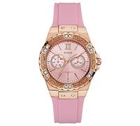 GUESS Orologio Analogico al Quarzo Giapponese Donna con Cinturino in Silicone U1053L3