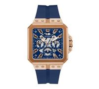 GUESS Orologio analogico blu / oro rosé, Taglia One Size