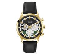 GUESS Orologio Analogico al Quarzo Uomo con Cinturino in Pelle GW0581G2