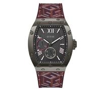 GUESS Orologio Analogico al Quarzo Uomo con Cinturino in Pelle GW0645G4